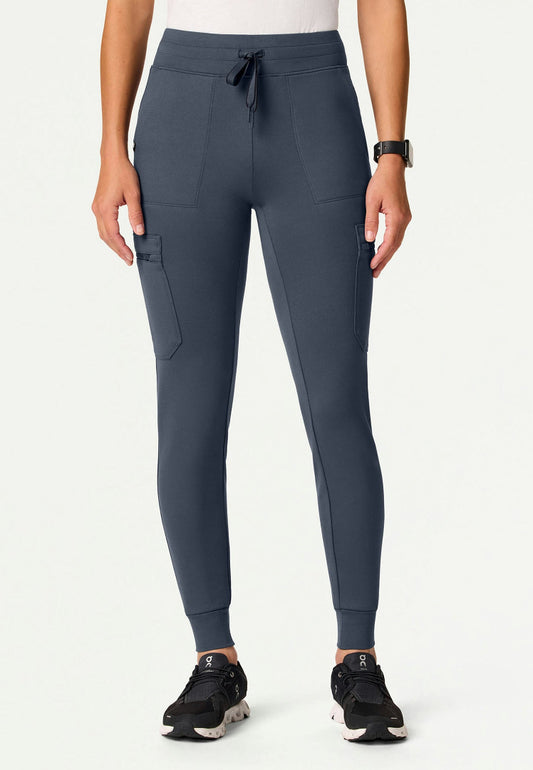 Kait 10-Pocket Skinny UltraSOFT Scrub Jogger - Carbon Gray