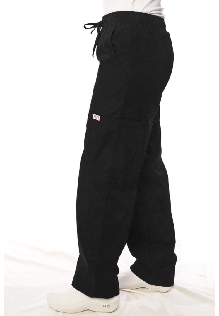 Professional Choice Uniforms - 660 Unisex Elastic/Drawstring Pant - Black