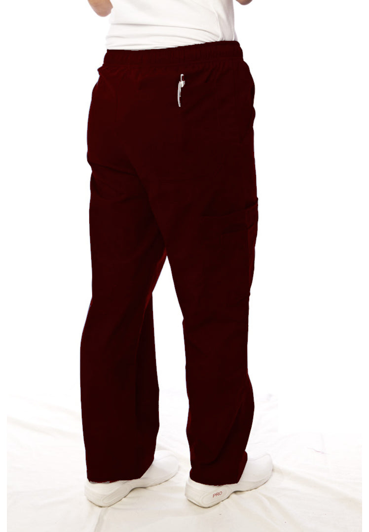 Professional Choice Uniforms - 660 Unisex Elastic/Drawstring Pant - Burgundy