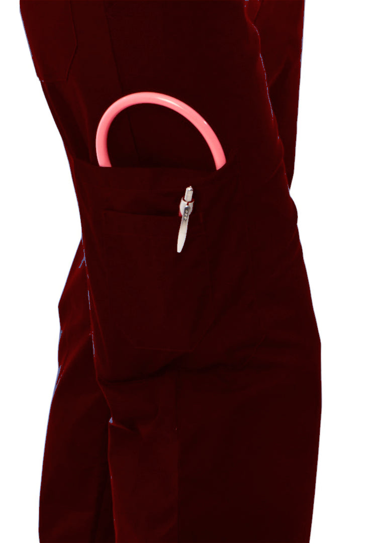 Professional Choice Uniforms - 660 Unisex Elastic/Drawstring Pant - Burgundy