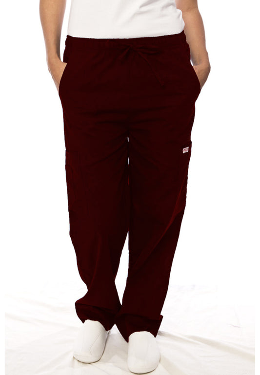 Professional Choice Uniforms - 660 Unisex Elastic/Drawstring Pant - Burgundy