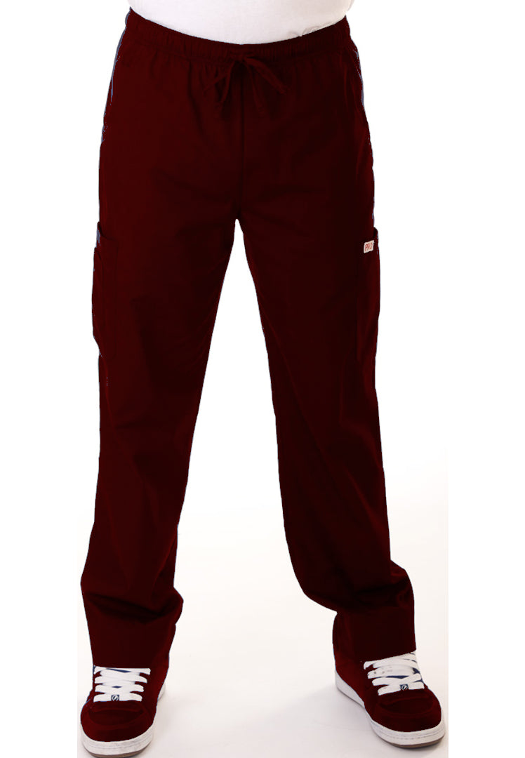 Professional Choice Uniforms - 660 Unisex Elastic/Drawstring Pant - Burgundy