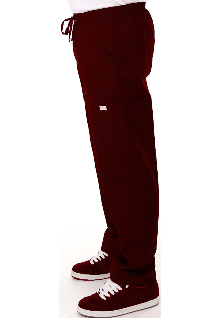 Professional Choice Uniforms - 660 Unisex Elastic/Drawstring Pant - Burgundy