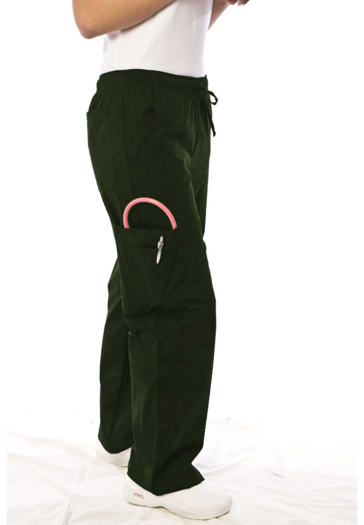 Professional Choice Uniforms - 660 Unisex Elastic/Drawstring Pant - Forest Green