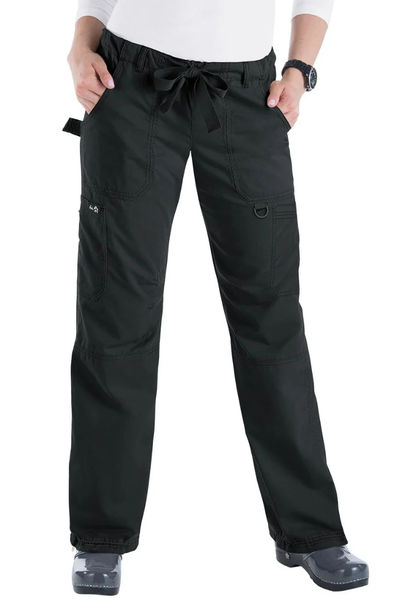 Koi Lindsey 7-Pocket Cargo Scrub Pants - Black