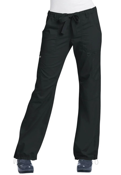 Koi Lindsey 7-Pocket Cargo Scrub Pants - Black