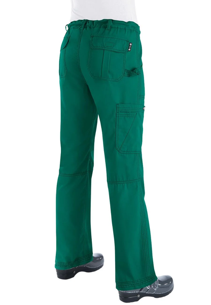 Koi Lindsey 7-Pocket Cargo Scrub Pants - Hunter
