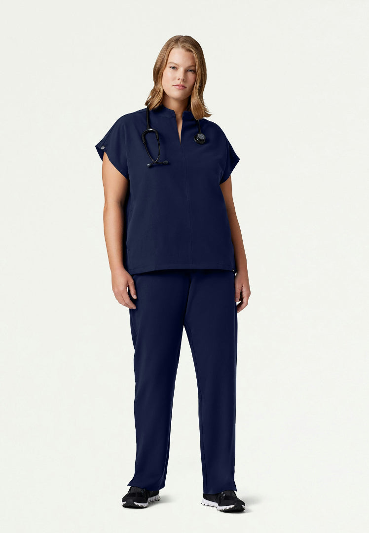 Kerr 365 High Waisted Scrub Pant - Midnight Navy