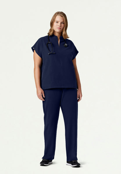 Kerr 365 High Waisted Scrub Pant - Midnight Navy