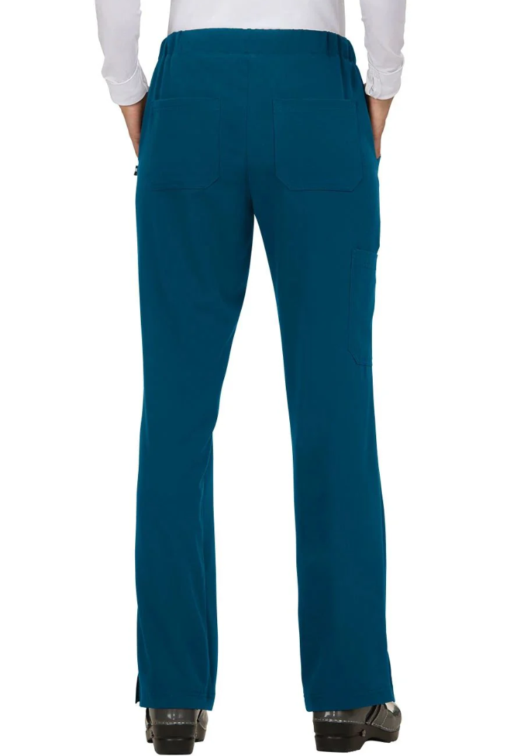 Koi Next Gen Women's 5-Pocket Cargo Scrub Pants - Caribbean Blue