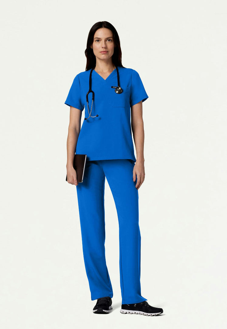 Pantalón médico Xenos Essential Knit-Waist - Azul rey