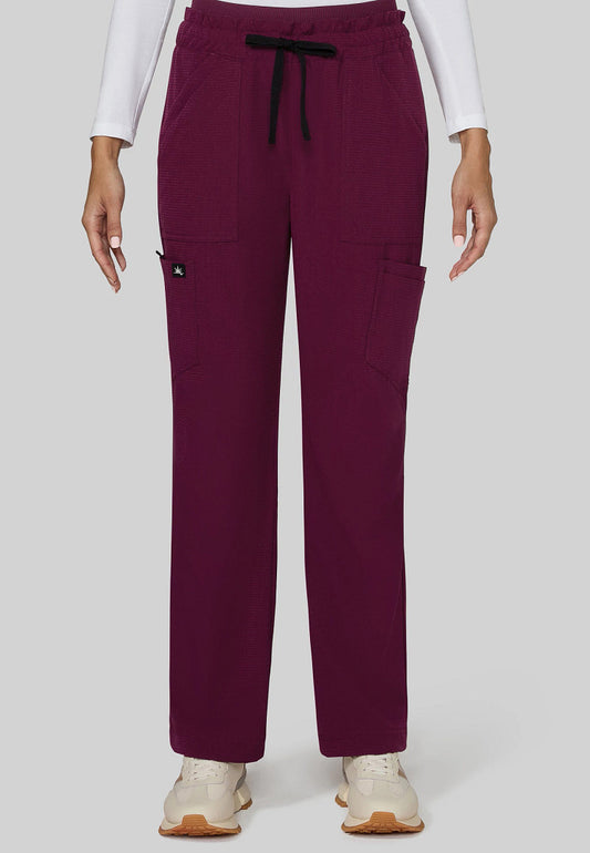Koi Solis Freda Wide Leg Pant - Wine