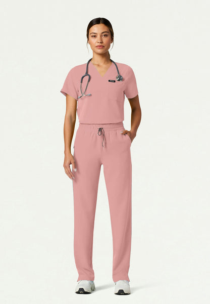 Pantalón médico de cintura alta Kerr 365 - Malva