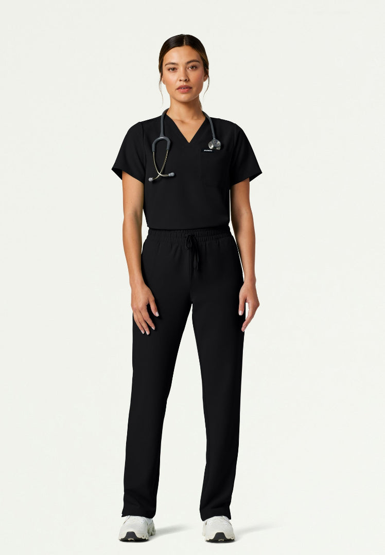 Kerr 365 High Waisted Scrub Pant - Black