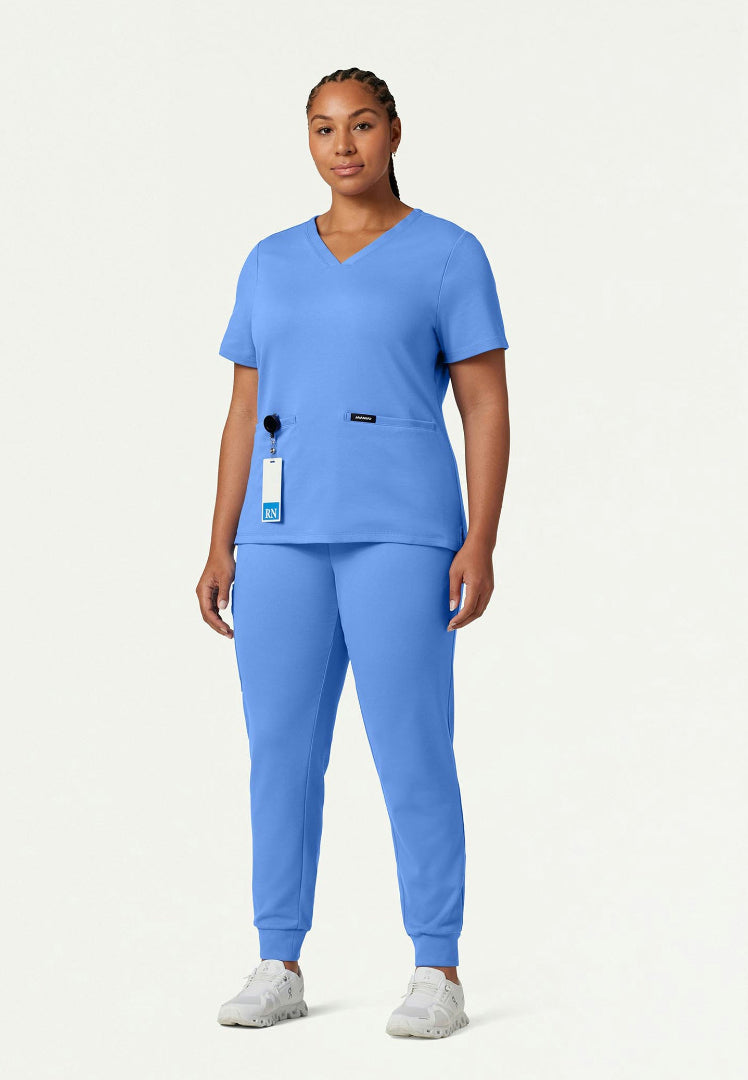 Blusa médica Cesi Slim UltraSOFT - Ciel Blue
