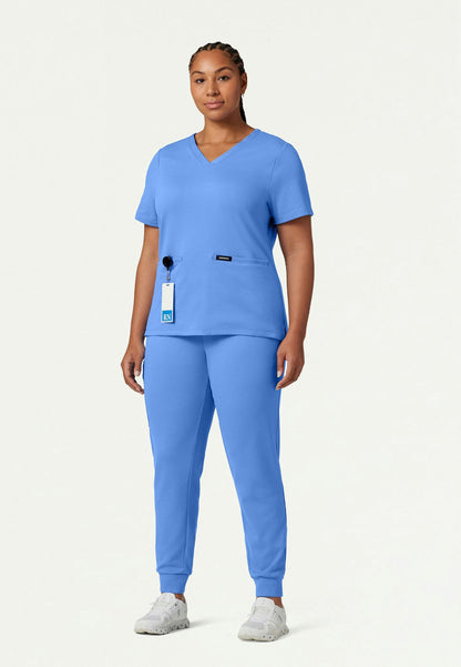 Blusa médica Cesi Slim UltraSOFT - Ciel Blue