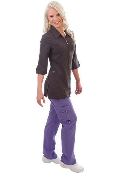 Professional Choice Uniforms Excel 4-Way Stretch Jacket - Carbon