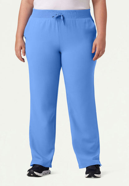 Pantalón médico Xenos Essential Knit-Waist - Azul cielo