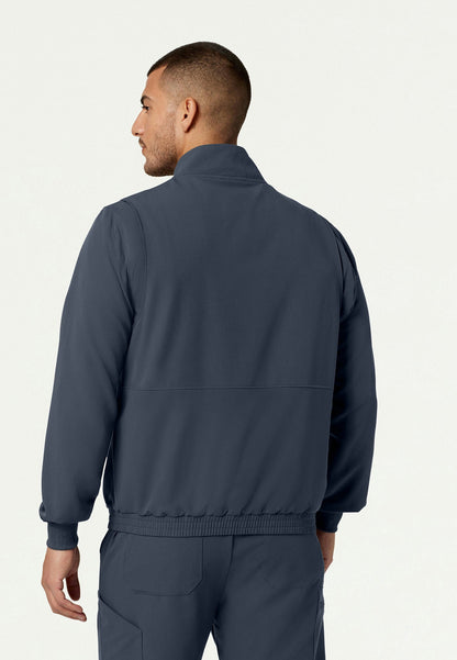 Wolfe Everyday 6-Pocket Scrub Jacket - Carbon Gray