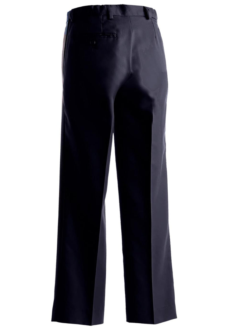 Edwards Garment Ladies Microfiber Flat Front Pant - Navy