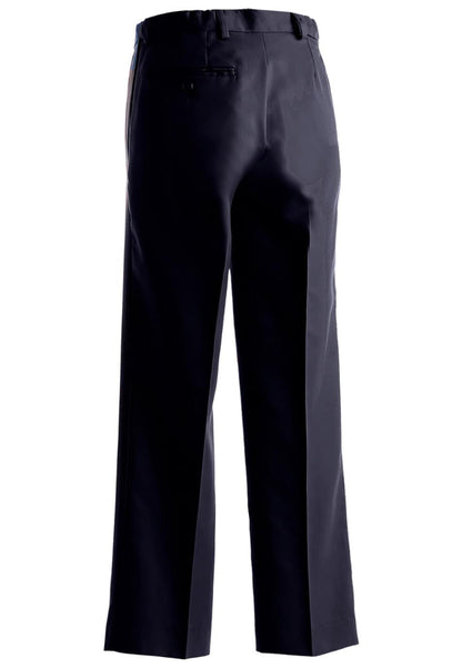 Edwards Garment Ladies Microfiber Flat Front Pant - Navy