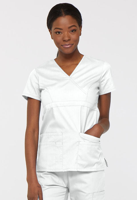 Dickies EDS Signature Women's Empire Waist Mock Wrap Top | The