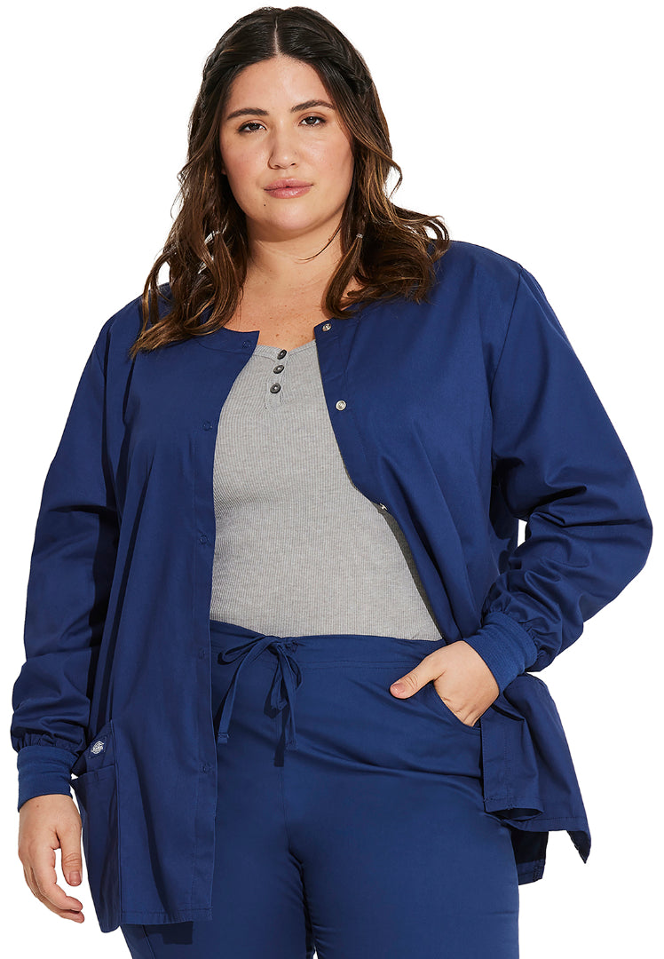 Veste d'échauffement à boutons-pression pour femme Dickies EDS Signature