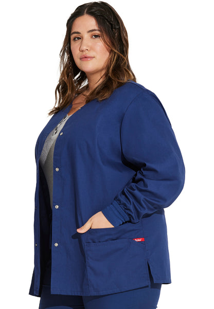 Veste d'échauffement à boutons-pression pour femme Dickies EDS Signature