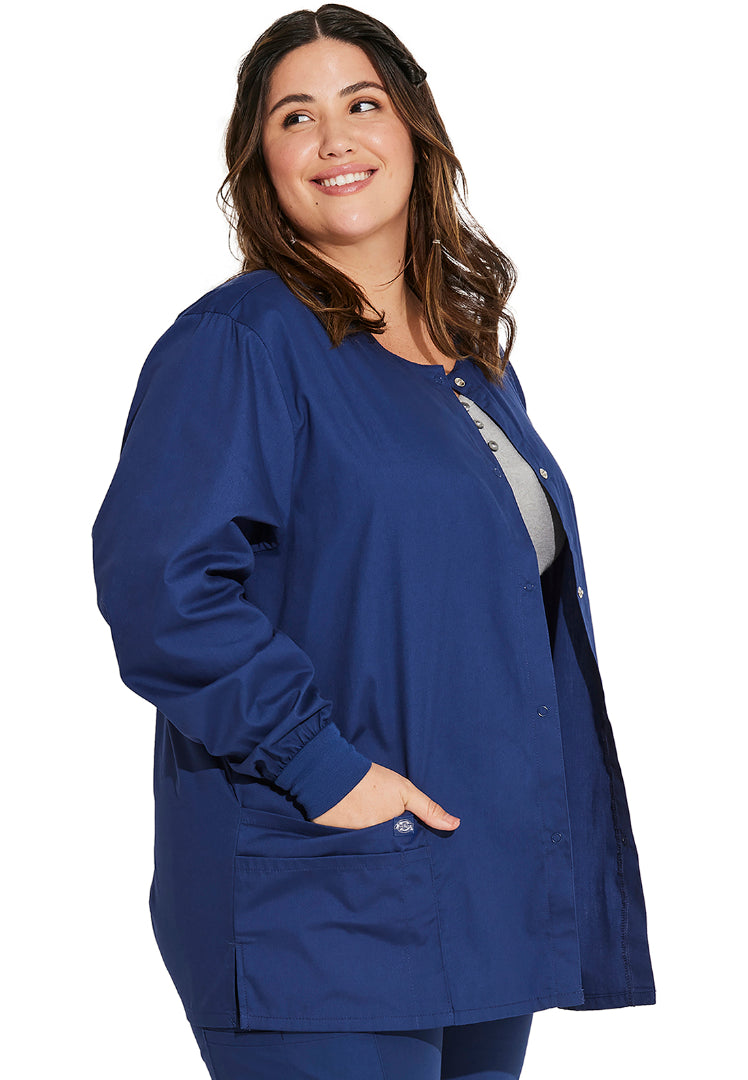 Veste d'échauffement à boutons-pression pour femme Dickies EDS Signature