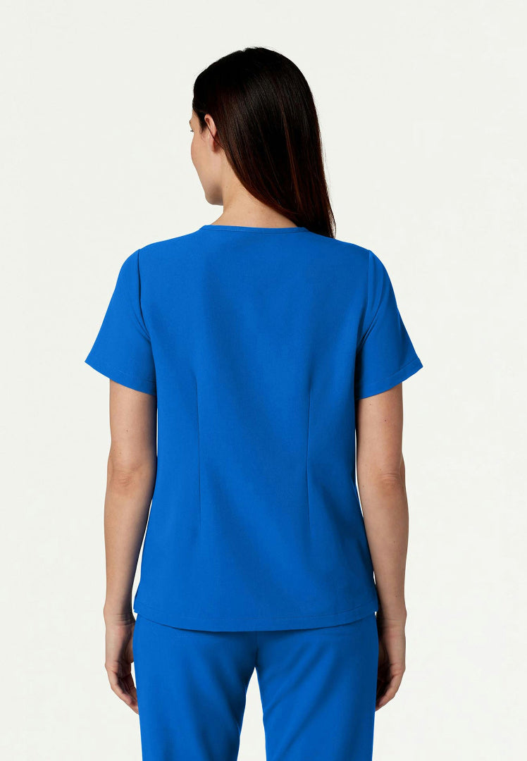 Rhena Essential 1-Pocket Scrub Top - Royal Blue