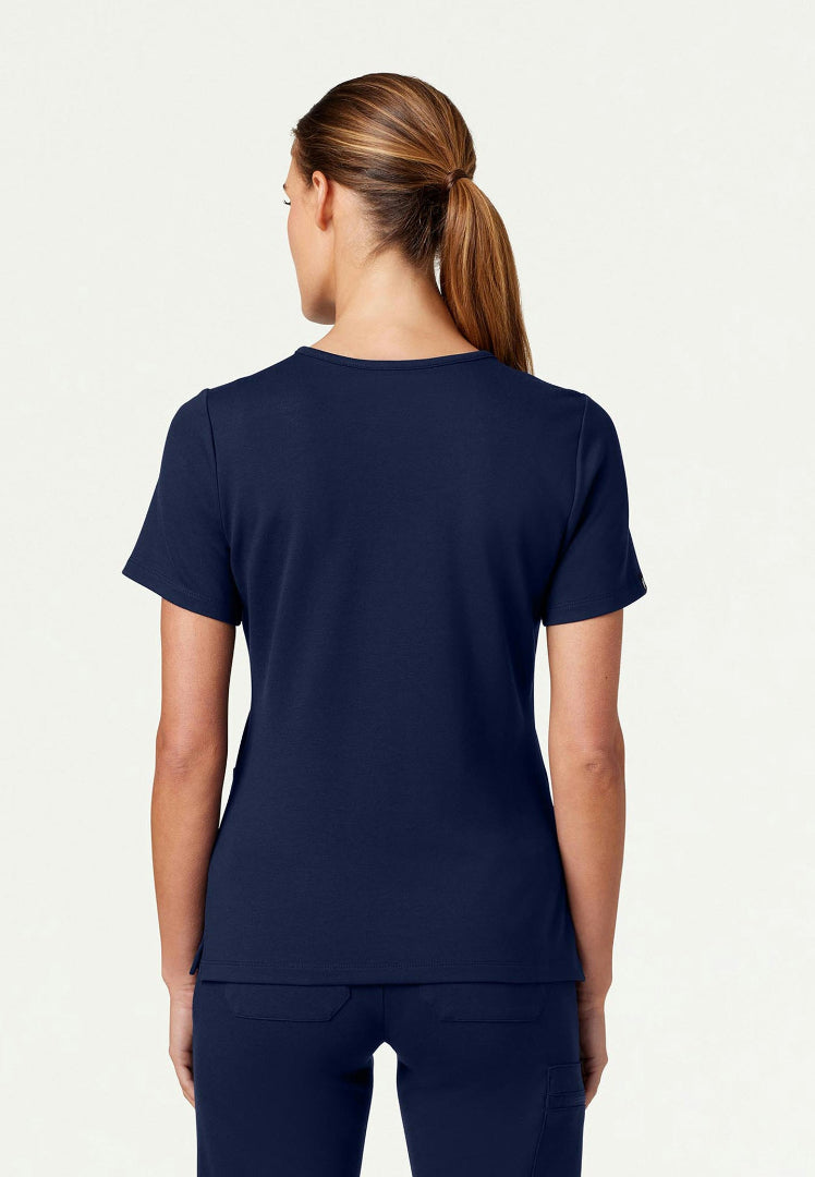 Cesi Slim UltraSOFT Scrub Top - Midnight Navy