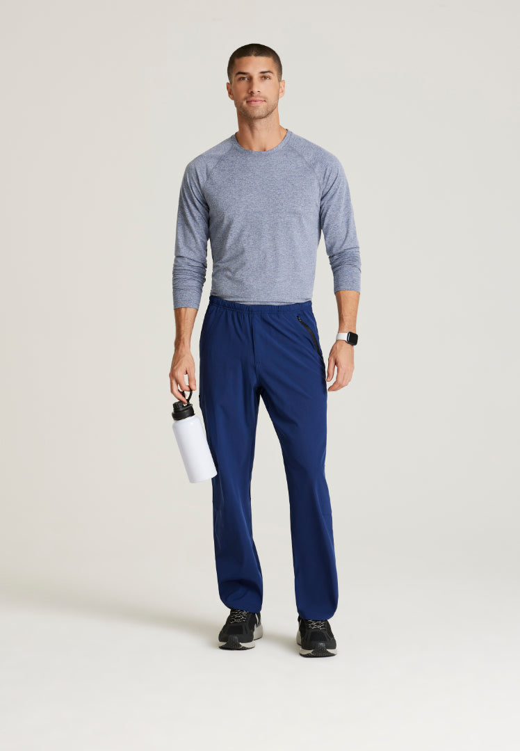 Barco One Amplify 7-Pocket Zip-Fly Scrub Pant - Indigo - The Uniform Store