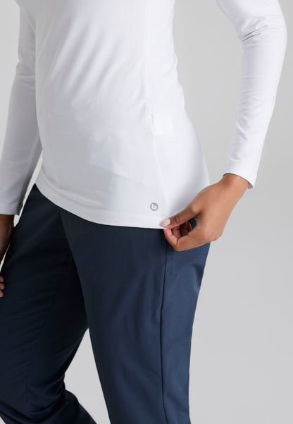 Accelerate Long Sleeve Underscrub - White