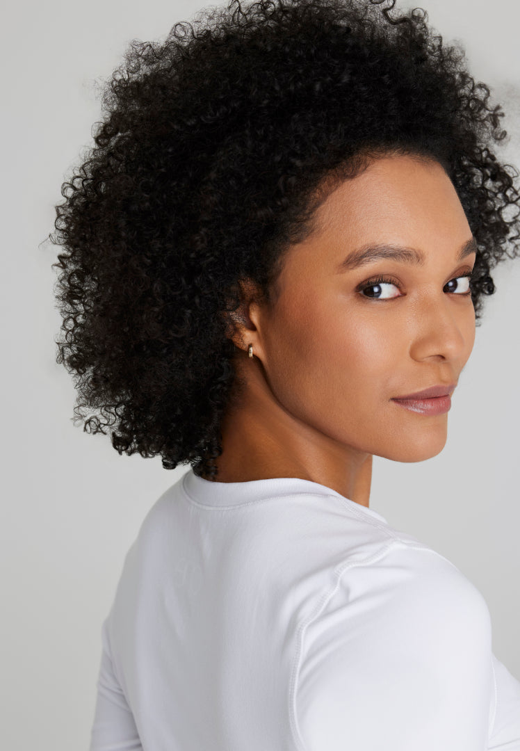 Accelerate Long Sleeve Underscrub - White