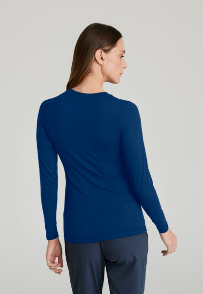 Accelerate Long Sleeve Underscrub - Indigo