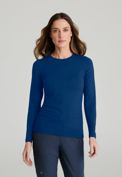 Accelerate Long Sleeve Underscrub - Indigo