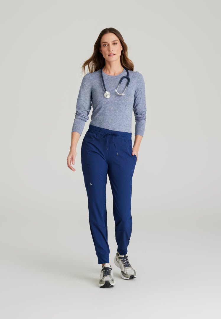 Accelerate Long Sleeve Underscrub - Indigo Heather