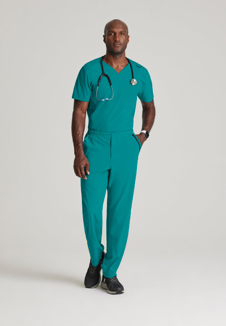 Barco One Amplify 7-Pocket Zip-Fly Scrub Pant - Teal - The Uniform Store