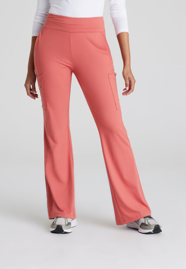 Barco One Performance Knit Sprint Flare Leg Pant - Ginger Rose