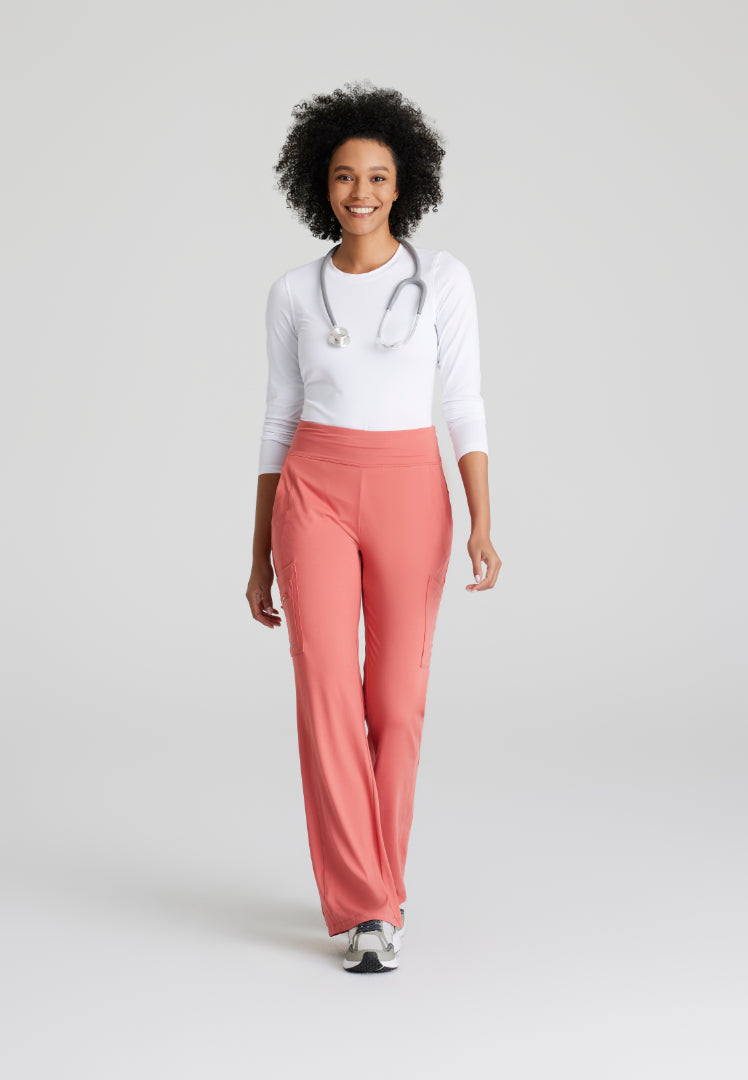 Barco One Performance Knit Sprint Flare Leg Pant - Ginger Rose