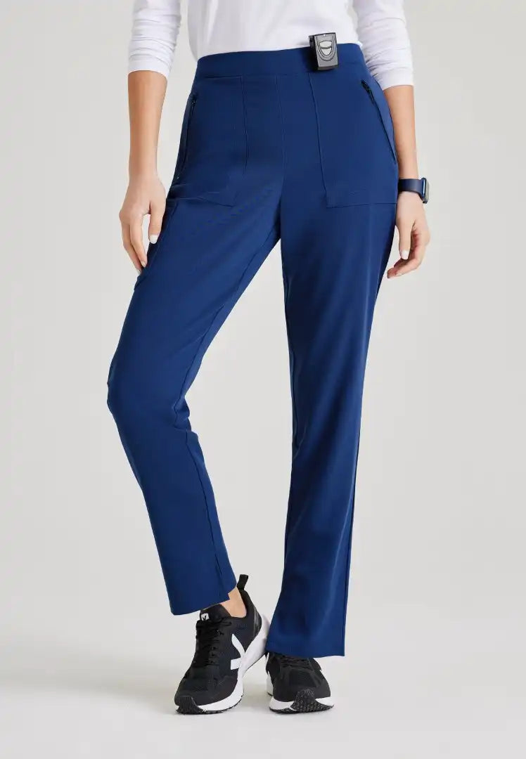 Barco Unify Women's 5 Pocket Single Cargo Pant - Indigo - The Uniform Store