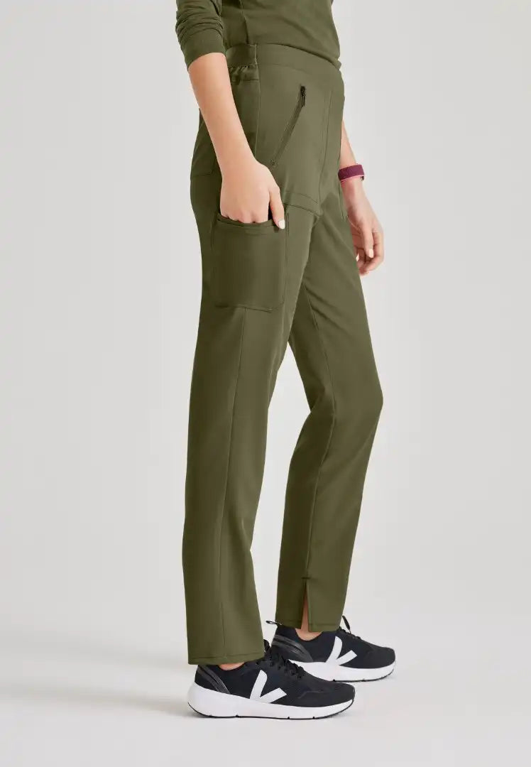 Barco Unify Women's 5 Pocket Single Cargo Pant - Olive - The Uniform Store