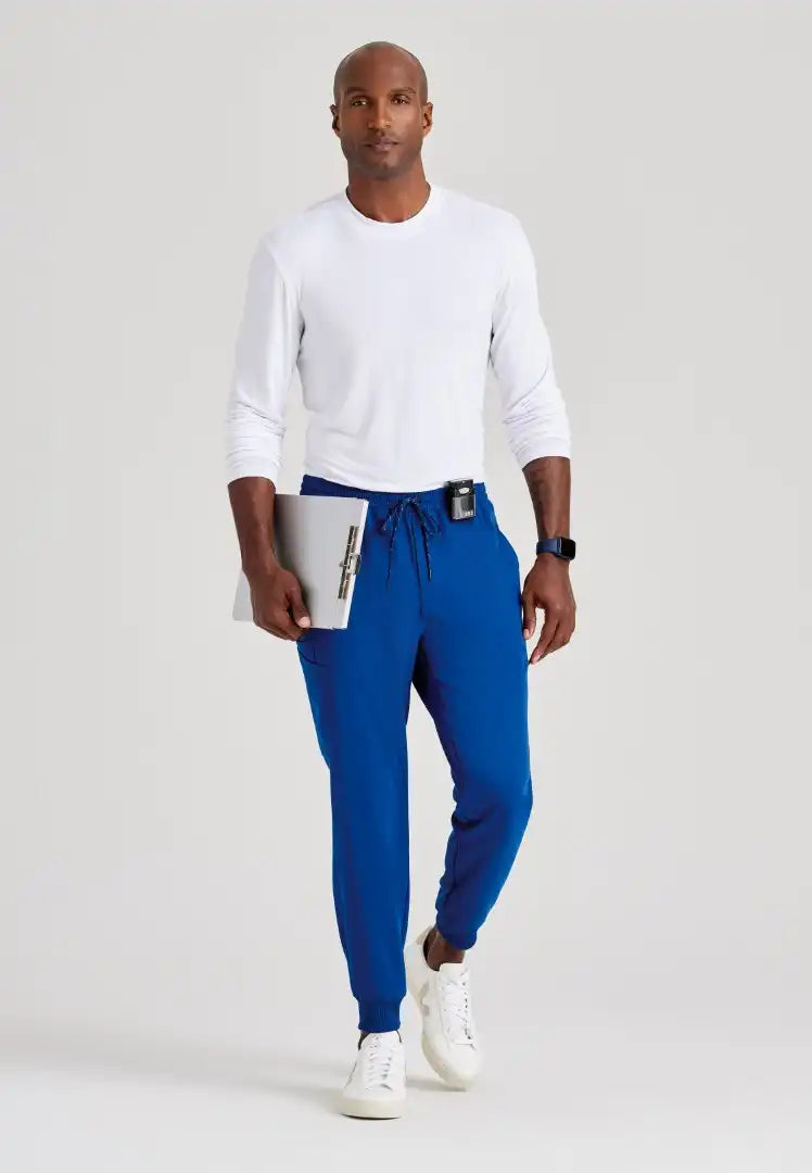 Barco Unify Men's 6 Pocket Jogger - New Royal - The Uniform Store