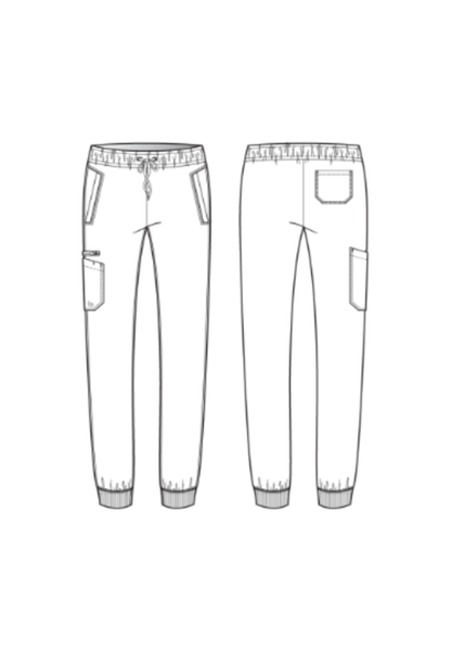 Union 5-Pocket Mid-Rise Jogger - Black