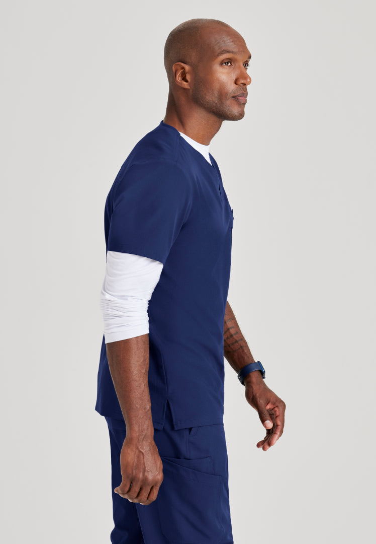 Barco Unify "Rally" 3 Pocket V-Neck Top - Indigo