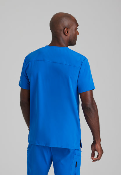 Rally 3 Pocket V-Neck Top - New Royal
