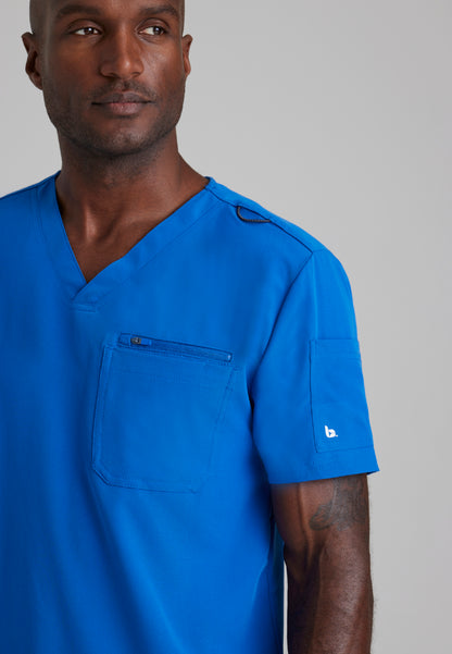 Rally 3 Pocket V-Neck Top - New Royal