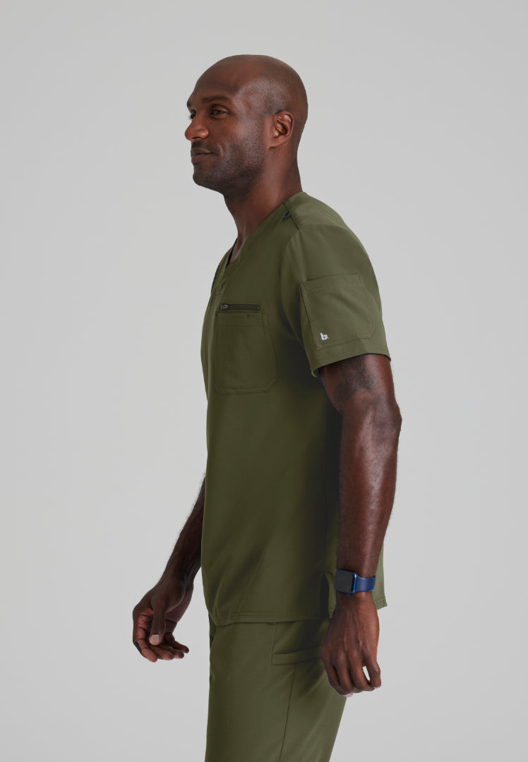 Barco Unify "Rally" 3 Pocket V-Neck Top - Olive