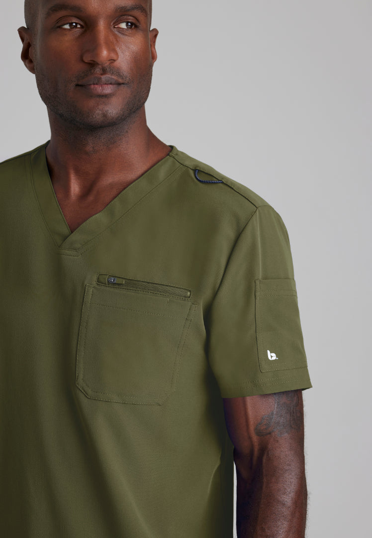 Barco Unify "Rally" 3 Pocket V-Neck Top - Olive