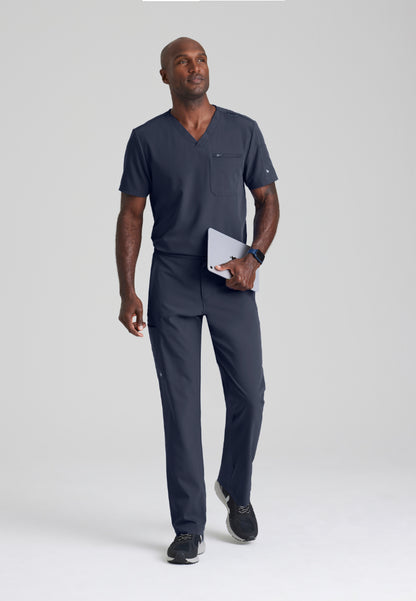 Rally 3 Pocket V-Neck Top - Steel